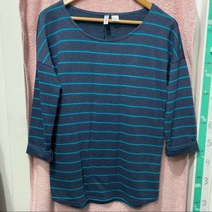 H&M Stripe Round Neck Sweater